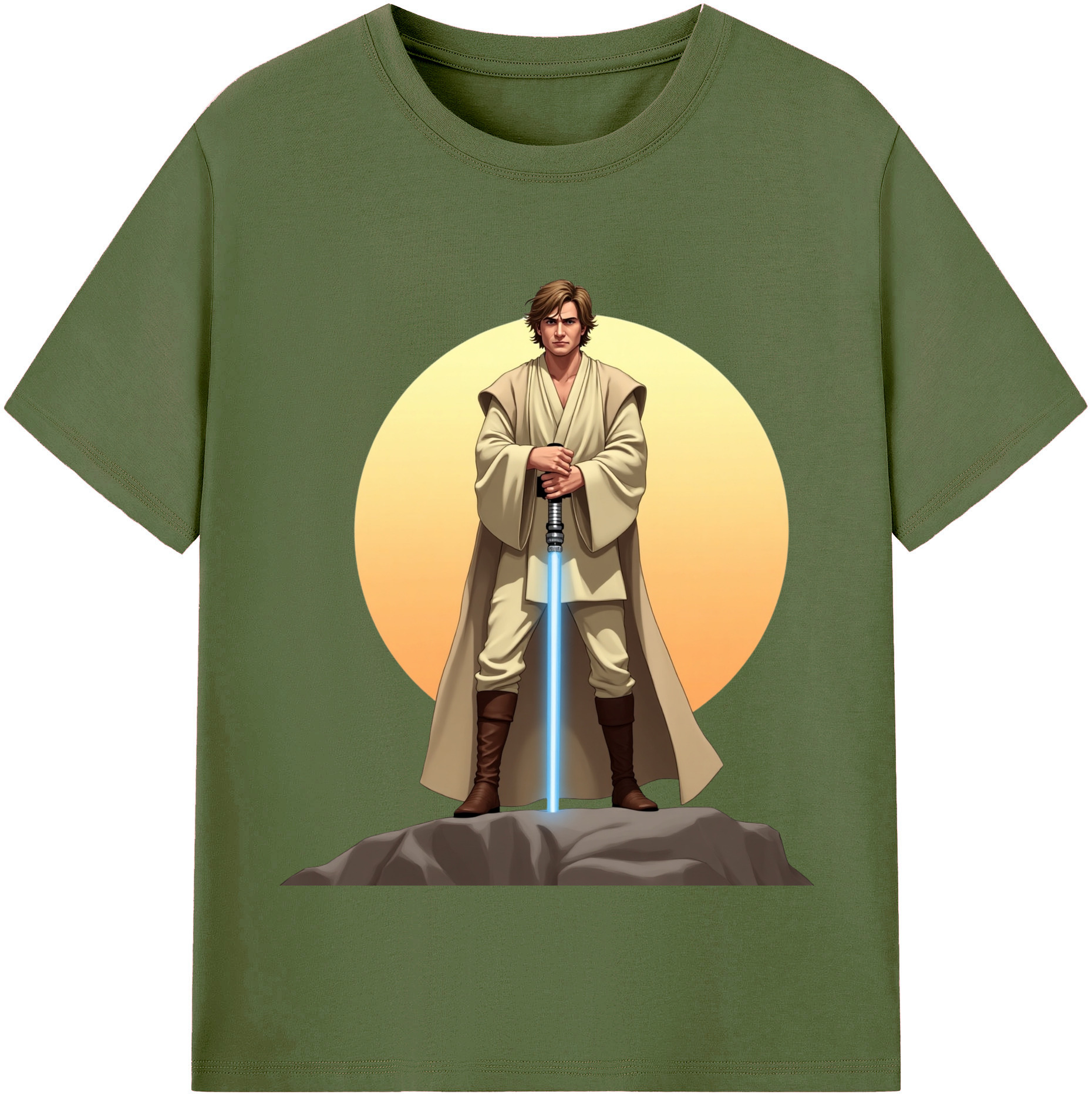 （画像用） スター・ウォーズ Star Wars 綿100％半袖Tシャツ（フロントプリント）